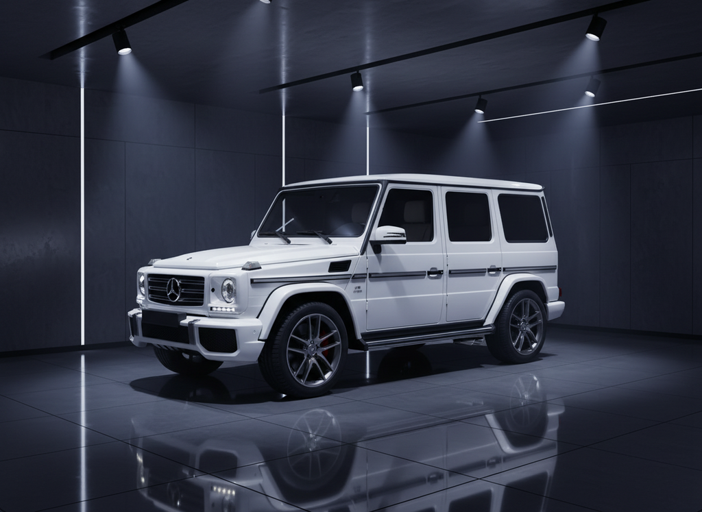 2019 Mercedes-Benz G550 with White Interior - View 2