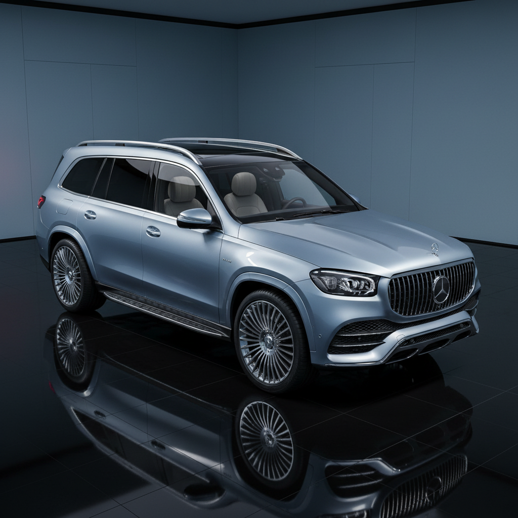 Maybach GLS 600 - Clear Logos - High Angle