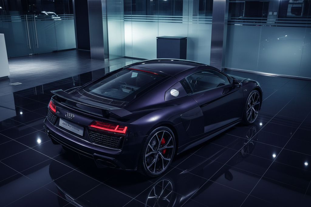 R8 Performance with Spoiler - High Angle View